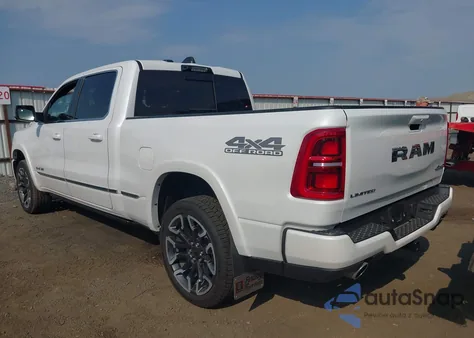 2025 Ram 1500 Limited 4X4 6'4 Box z USA, uszkodzony, nr VIN 1C6SRFPP2SN725519